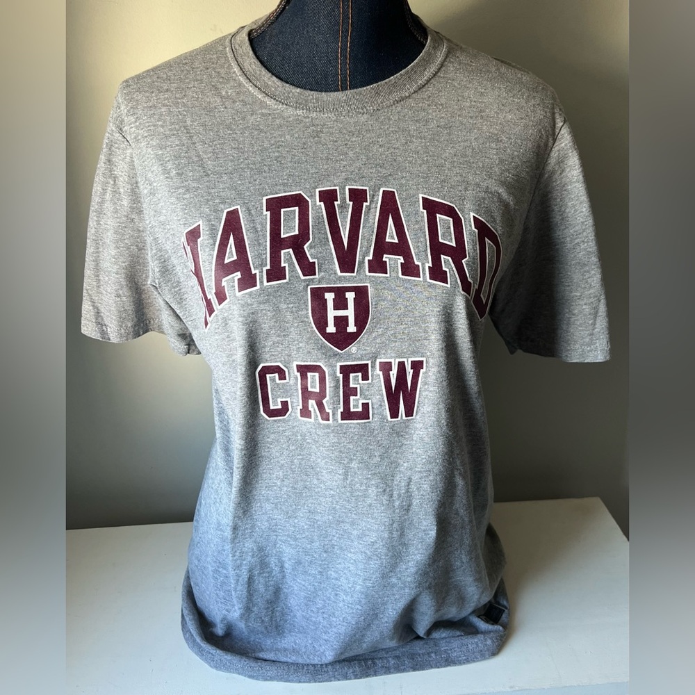 Harvard Crew Gray T-shirt Size Medium